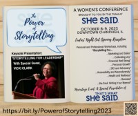 POWER OF STORYTELLING WOMEN’S CONFERENCE